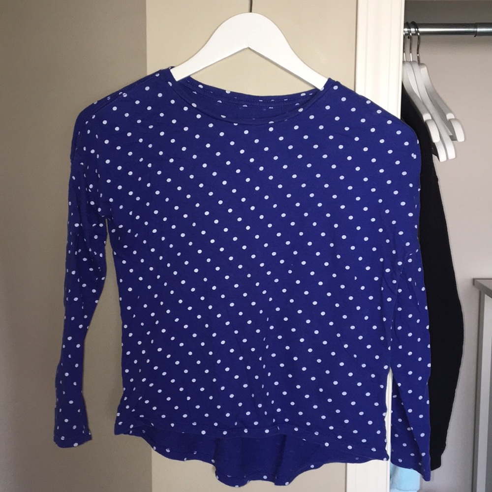 Old navy polka dotted long sleeve